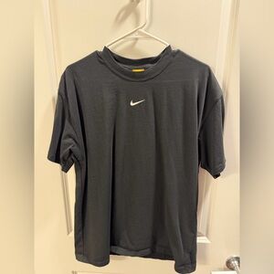 Nike Nocta x Drake Nike Black Short-Sleeve Crewneck T-Shirt with White Swoosh